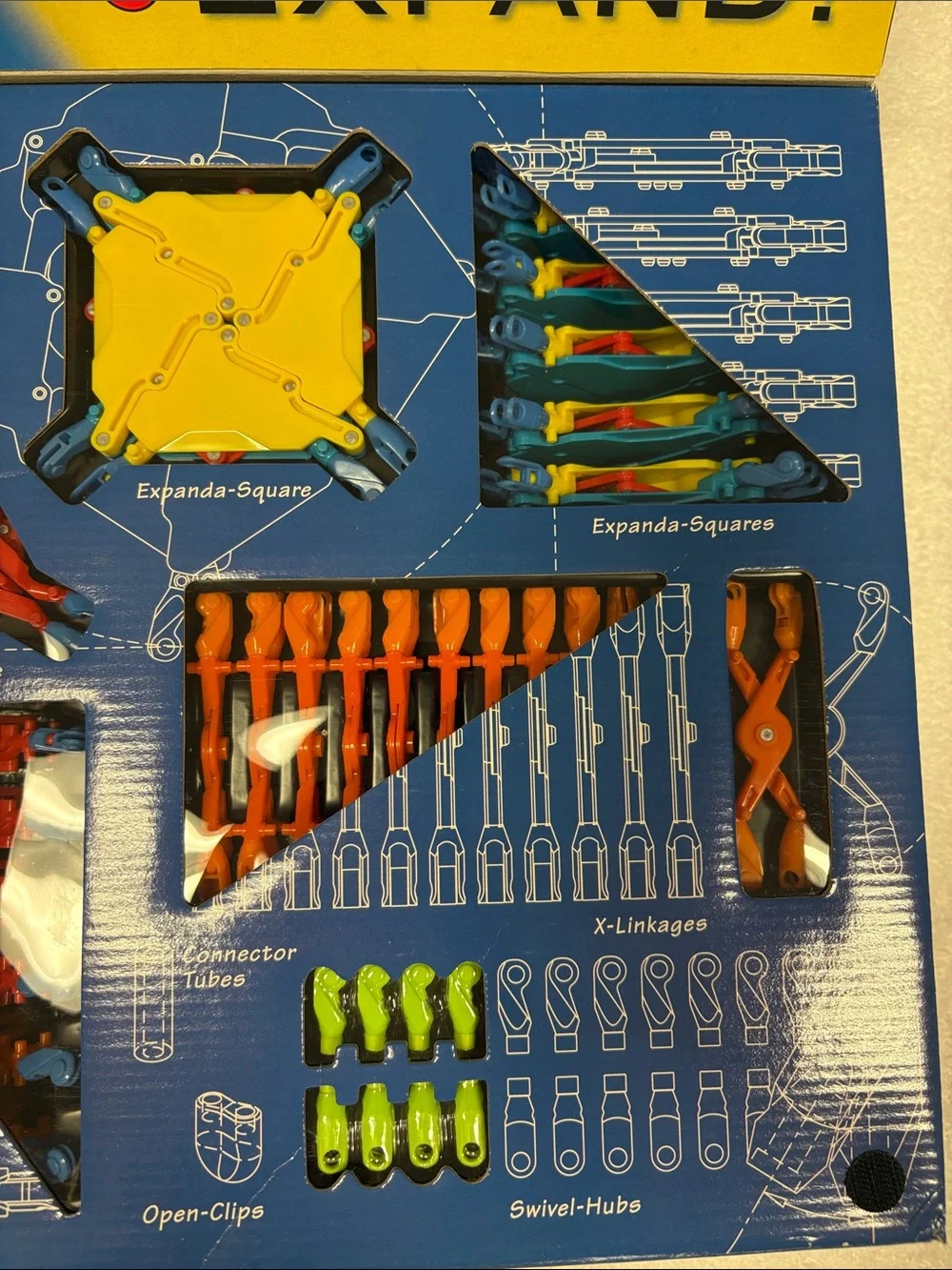 Hoberman Expandagon Construction System - Multi-Color Kids Building Set